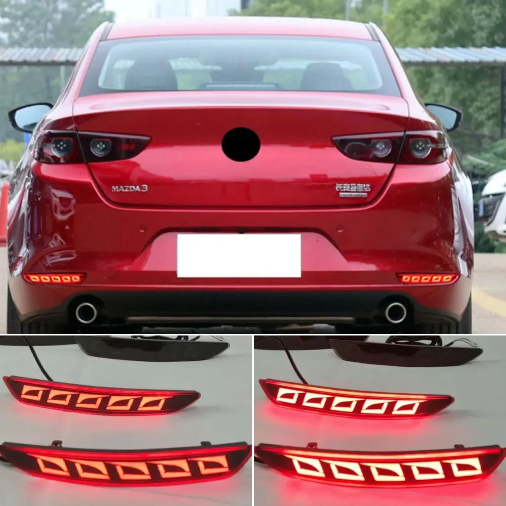 Новинка! 1 пара задний отражатель для Mazda 3 Mazda3 Axela 2019 2020 2021