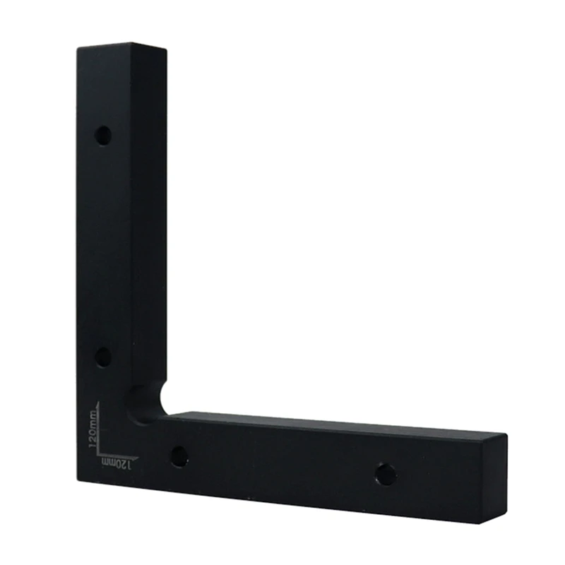 

90 Degree Positioning Squares 4.7" x 4.7" Aluminium Alloy Right Angle L Shape Corner Clamp Woodworking Metal Welding