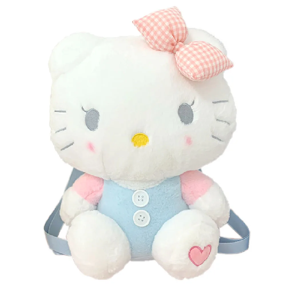 

33Cm Kawaii Sanrios Hello Kitty Plush Backpacls Anime Backpacks Backpacks Girls Sweet Bags Birthday Gifts Handbags