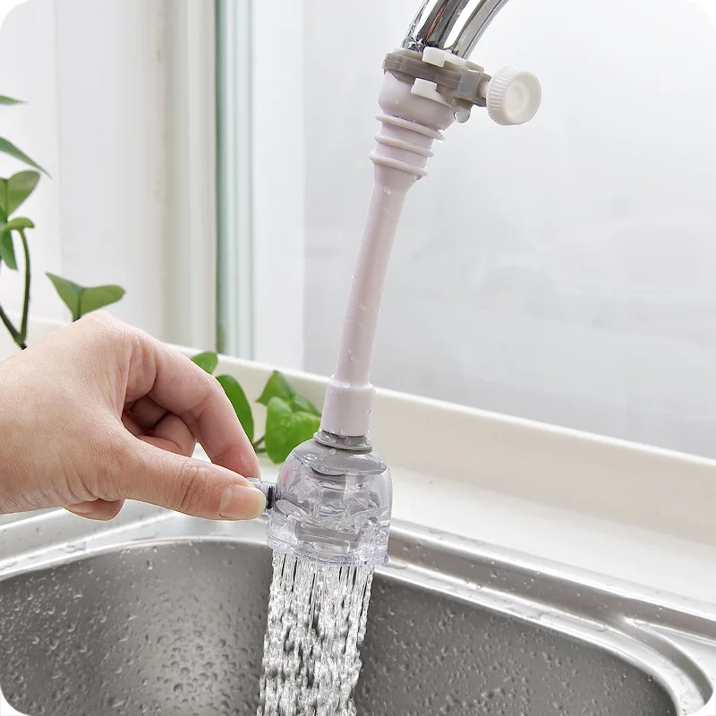 

360 Degree Rotatable Pipe Tap Long/short Faucet Filter Kitchen Bathroom Water Saving Tap Faucet Plastic Economizer Shower Filter
