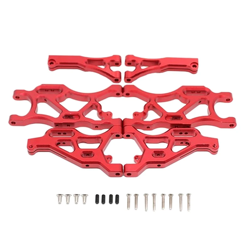 

Metal Front & Rear Suspension Arm Set For Arrma 1/7 Limitless Infraction 6S 1/8 Typhon 6S Rc Car Upgrade Replacement Red
