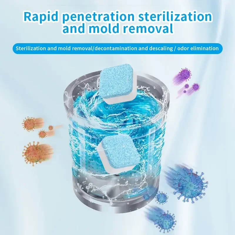 Таблетки шипучие для стиральной машины 12 шт.