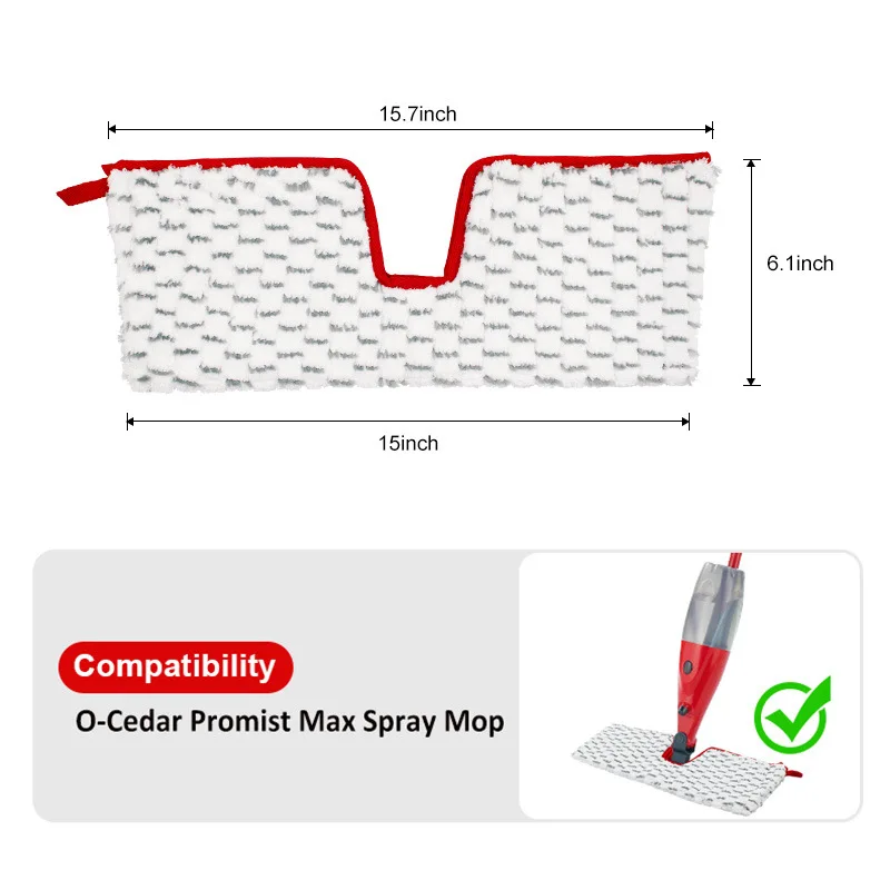 Сменные подушечки для паровой швабры ткань чистки пола из микрофибры O-cedar ProMist MAX