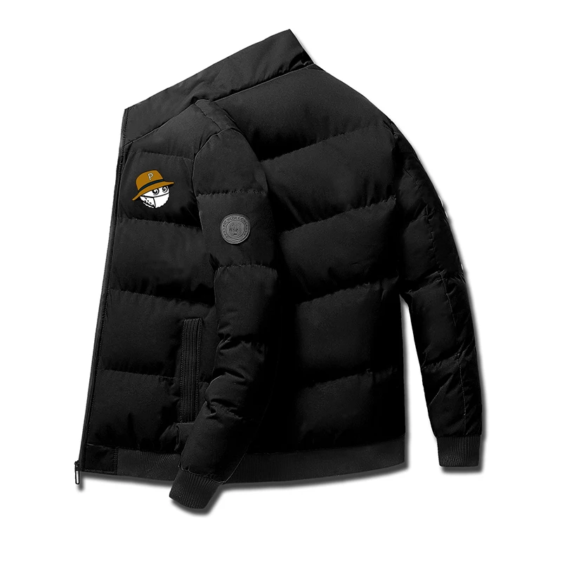 

Malbon Winter 2022 New Men Golf Parkas Quality Brand Men's Stand Collar Warm Thick Jacket Male Fashion Casual Parka Coat Tops
