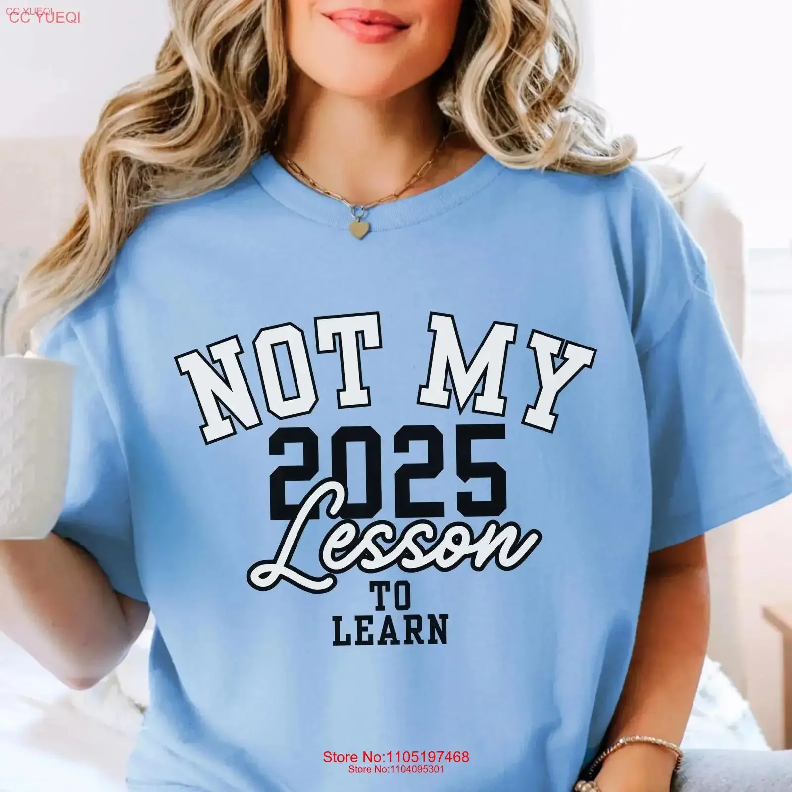 Фото Футболка Not My Lesson To Learn Liberal Blue Dot in a Red State Democrat Political Activist Progressive Equal Rights Apparel №1