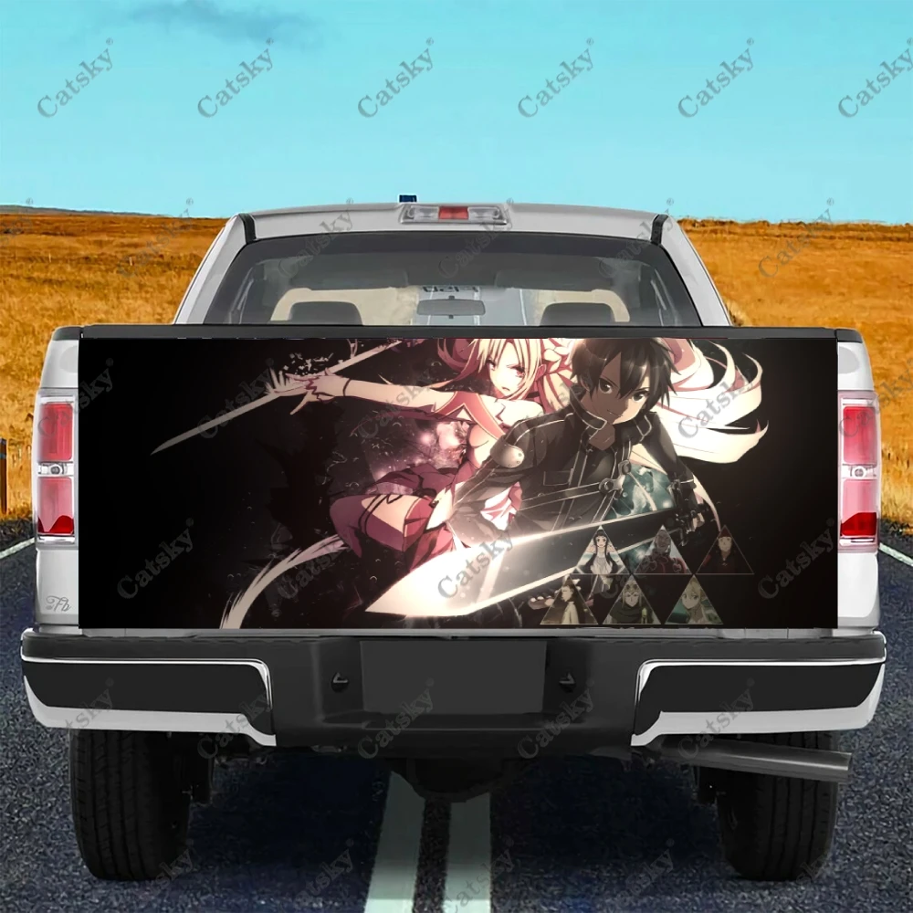 

Меч Арт онлайн аниме автомобильные наклейки, заднее украшение грузовика, живопись, наклейки для модификации автомобиля, автомобильные аксессуары, искусство