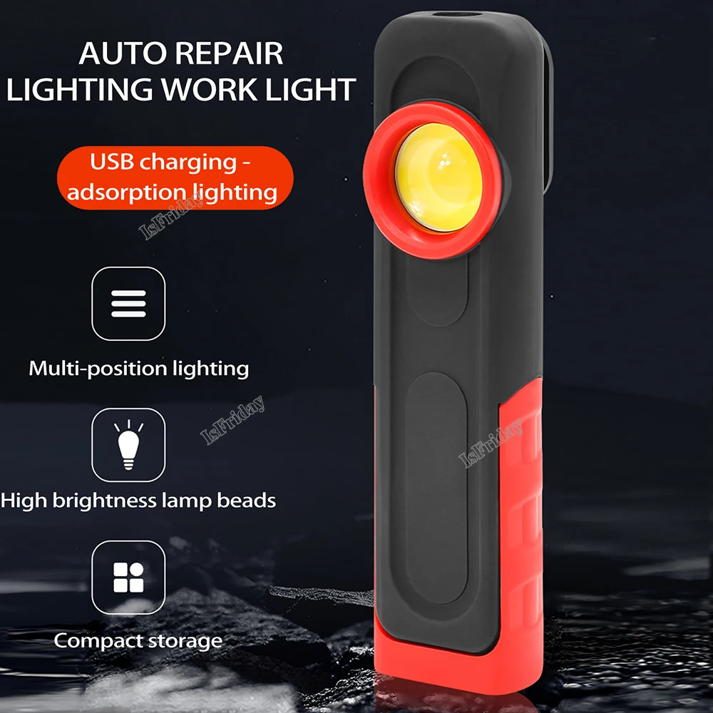 

Car Detailing Tools USB Flashlight Inspection Light Car Paint Finish Lamp Scan Swirl Multifunction Auto Repair Working Lights