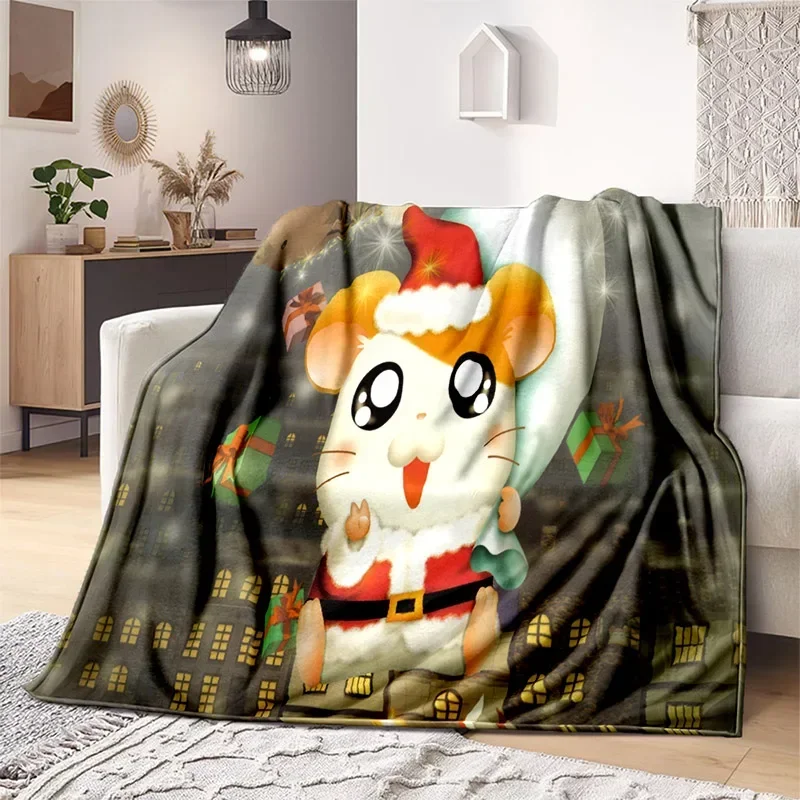 Одеяло с 3D рисунком кавайная мышь мультяшный хамтаро мягкое домашнее одеяло