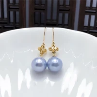 shilovem 18k rose natural freshwater pearls drop earrings fine jewelry women trendy anniversary christmas gift yze8 8 56225zz