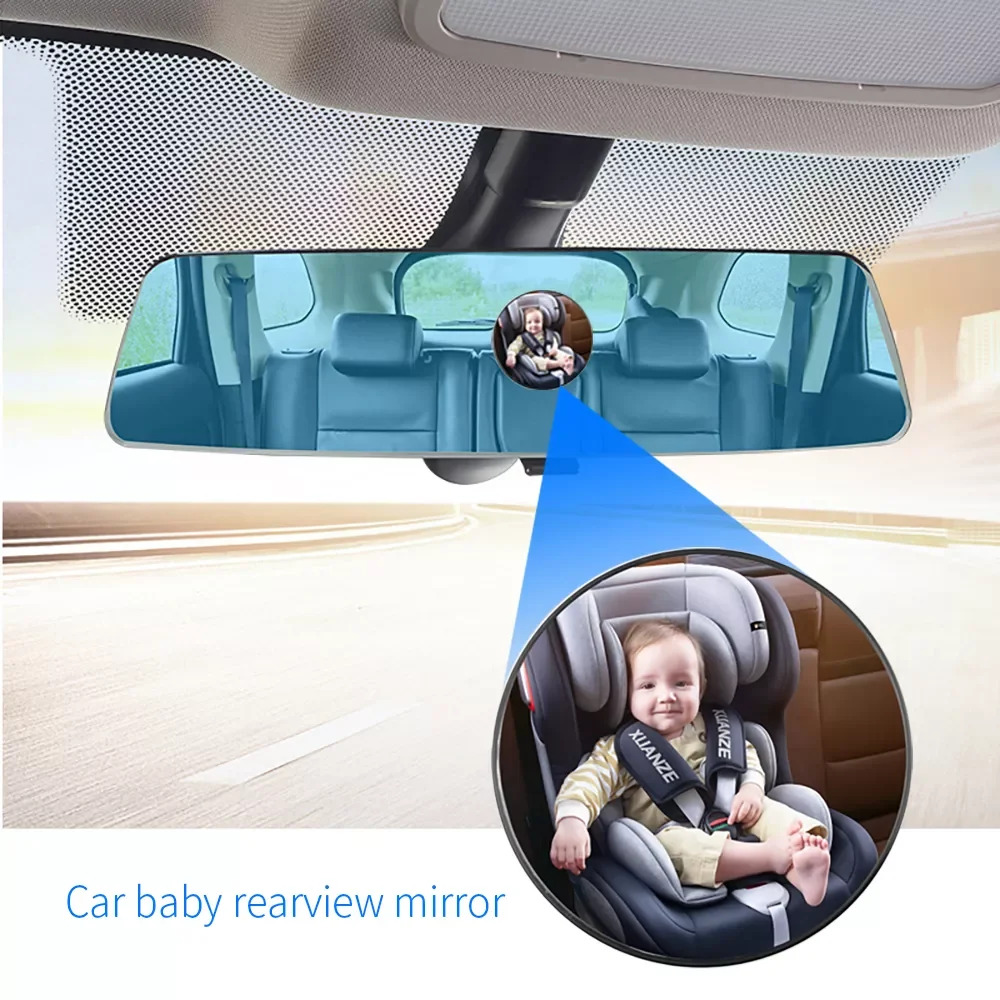 

17*17cm Baby Car Mirror Car Safety View Back Seat Mirror Baby Facing Rear Ward Infant Care Square Safety Kids Monitor Interior
