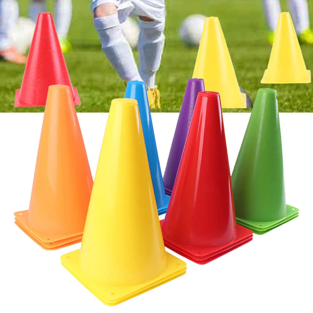 

10pcs Marker Cone Skating Fitness Exercise Sports Training Markers Cones Soccer Rugby 23x13cm Speed Agility Training Equipment