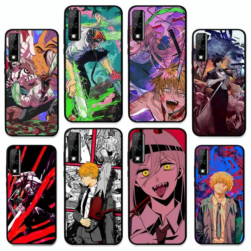 

Chainsaw Man Phone Case for Huawei Y 6 9 7 5 8s prime 2019 2018 enjoy 7 plus