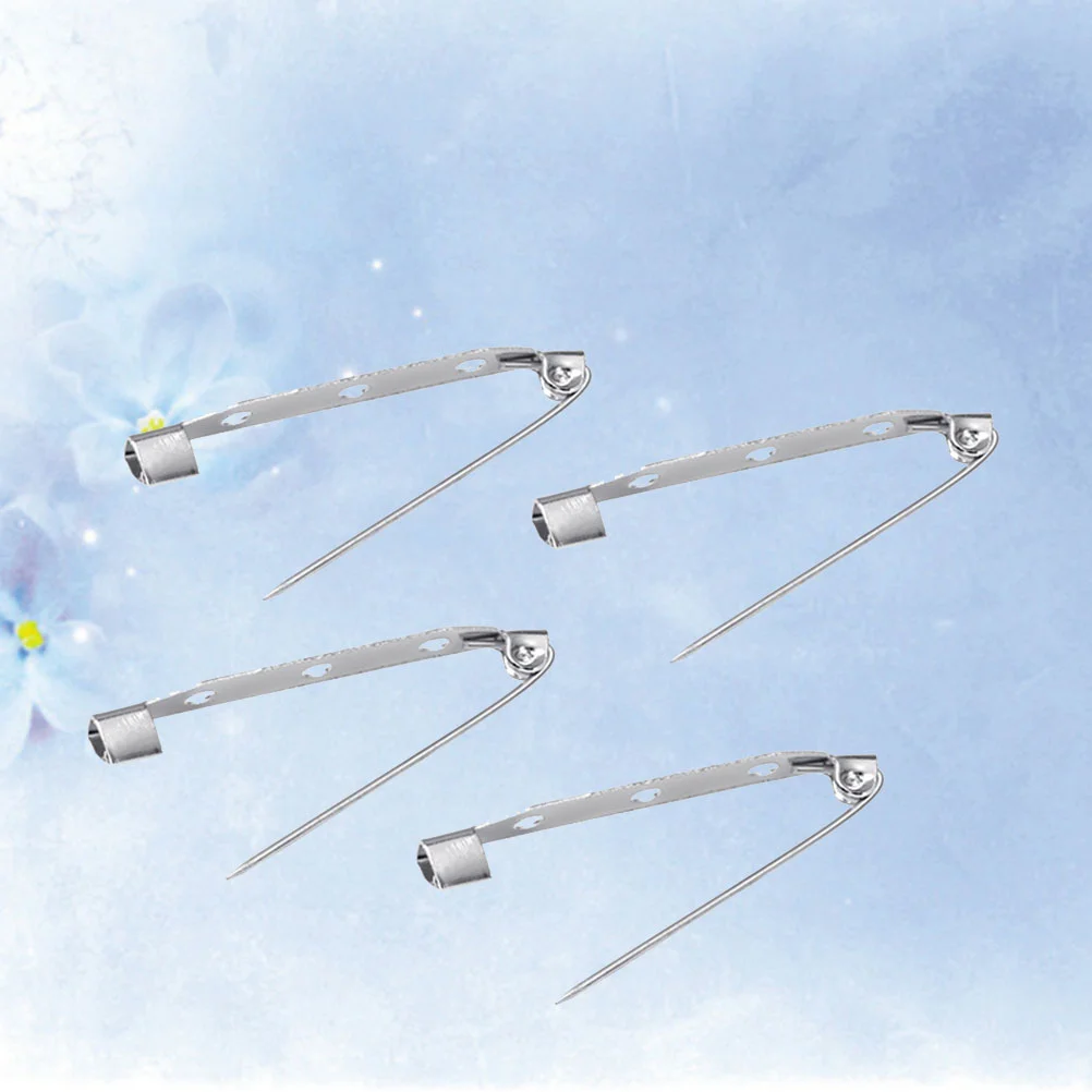 

50 Pcs Pearl Brooch Brooch Backs Jewellery Making Decorative Labels Clasp Badge Scarf Buckle Ring Bar Pin Backs Button