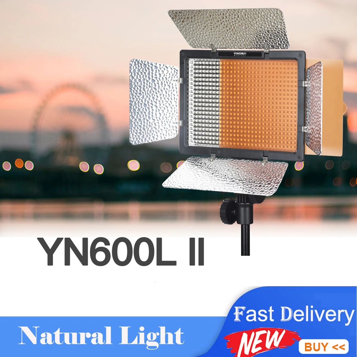 YONGNUO YN600L II лампа для фотосъемки 3200-5600K светодиодсветильник лампа для селфи