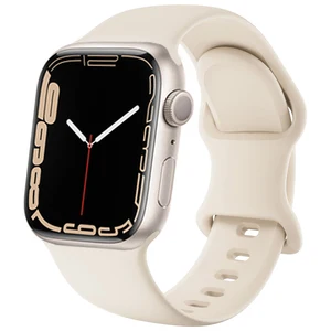 Силиконовый ремешок для Apple Watch Band 44 мм 40 мм 49 мм 41 мм 45 мм 42 мм 38 мм 45 44 мм, браслет для iwatch series Ultra 7 se 3 4 5 6 8 band