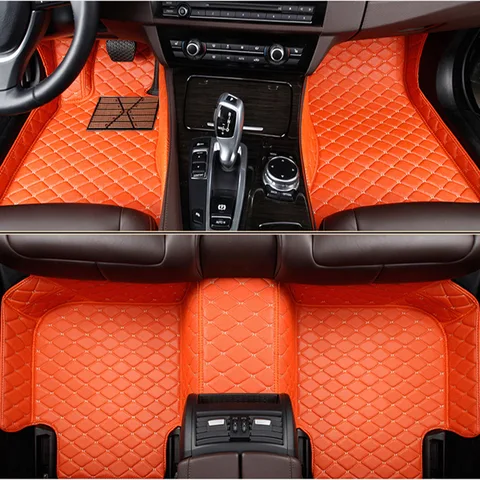 Автомобильный напольный коврик HLFNTF для AUDI Q5 2013-2016, автомобильные запчасти, автомобильные аксессуары, Автомобильный интерьер