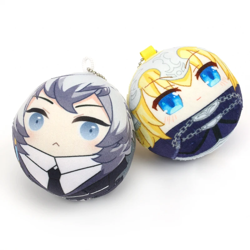 

Creative custom omanjuu micro bead filling/coton filling Custom round plush keychain
