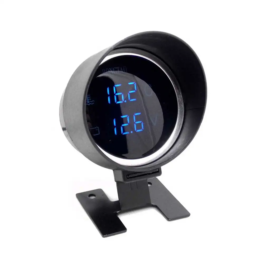 

Auto Water Temperature Gauge Portable Detachable Screen Display Replacement Automotive Digital Voltmeter 14mm Stopper