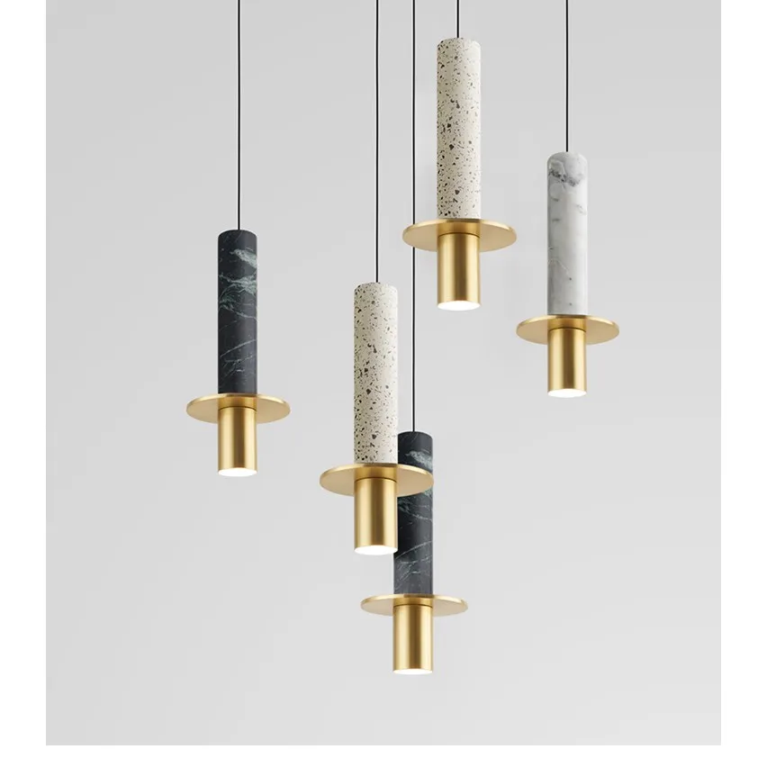 

Nordic Ins Water Mill Marble Single Head Pendant Ligths Corridor Bar Bedside Lamp Shop Pandant Lamp