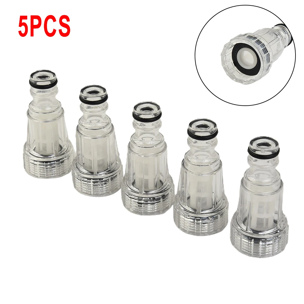 

5 Pcs Thread Faucet Quick Connector Car Washing Machine Water Filter High Pressure Washer Garden Pipe Hose Adapter For Karcher