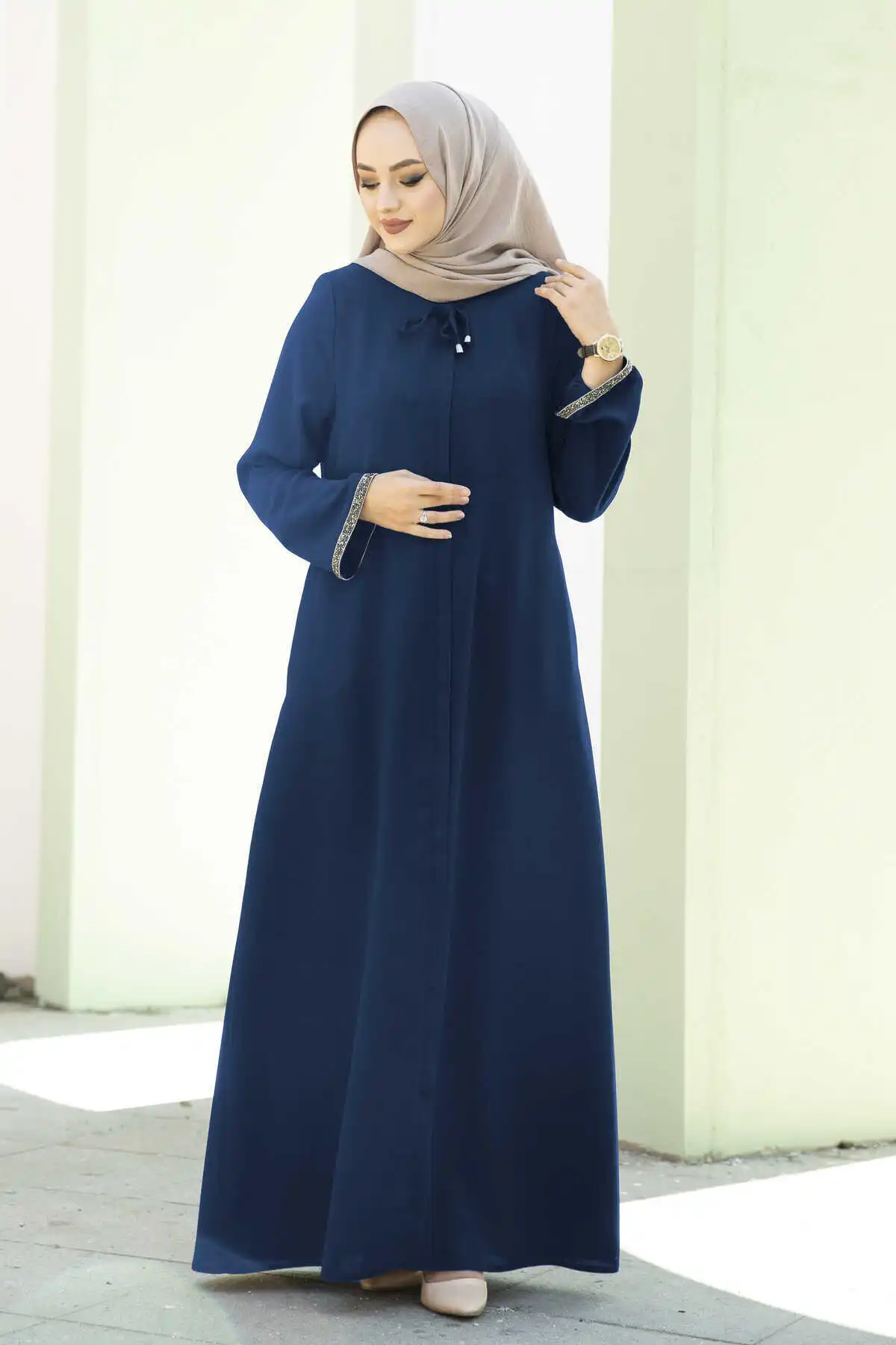 

Передняя молния ручки драгоценный камень Ferace Indigo