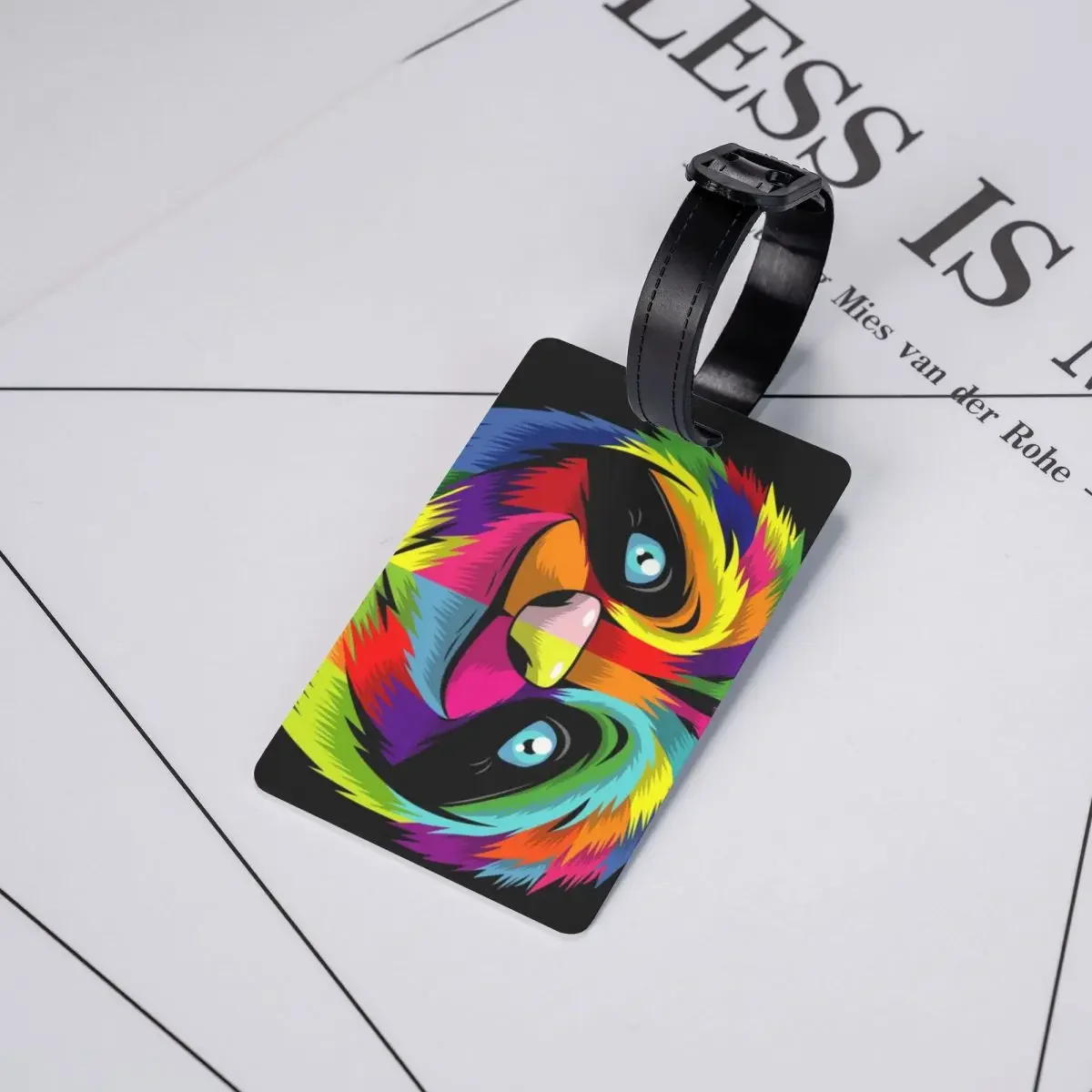 BDAZ Sloth Pop Art багажная бирка Уникальная дорожная сумка чемодан личная Обложка