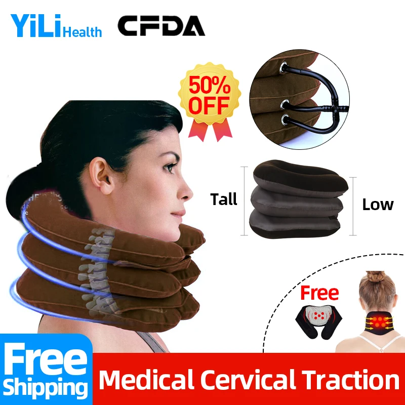

Medical Neck Cervical Traction Belt Device Stretching Tractor Pulling Correction Therapy Posture Corrector For Pain Relief
