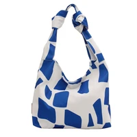 fashion panelled geometric womens handbags trend lazy style large tote bag 2022 casual nylon beach bag new travel big bag women