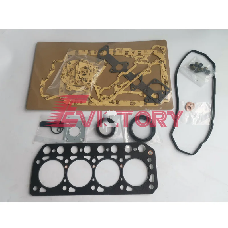 

For Mitsubishi K4B overhaul gasket kit + main conrod con rod bearing set