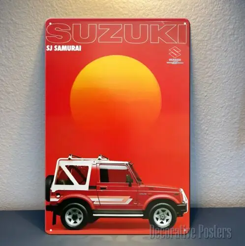 

Металлический плакат Suzuki Samurai Car