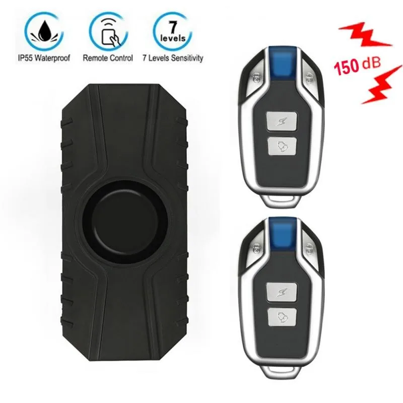 

Wireless Bicycle Alarm Remote Control Waterproof Electric Motorcycle Scooter Bike Security Protection Anti theft Alarms System