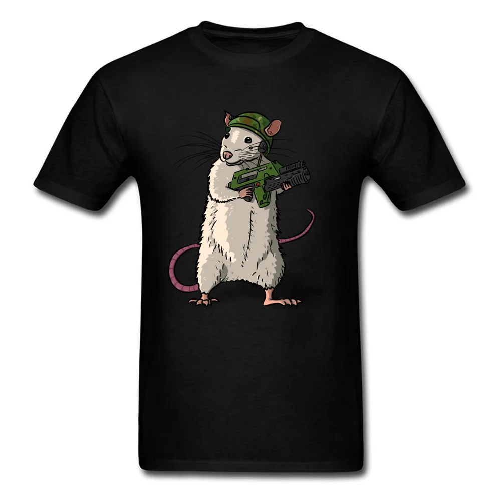 Brand Mouse Fight Casual Tee-Shirt Interesting Tshirt Funny Rat Cool T Shirts Outfit Cartoon T-Shirt Cotton Four Seasons