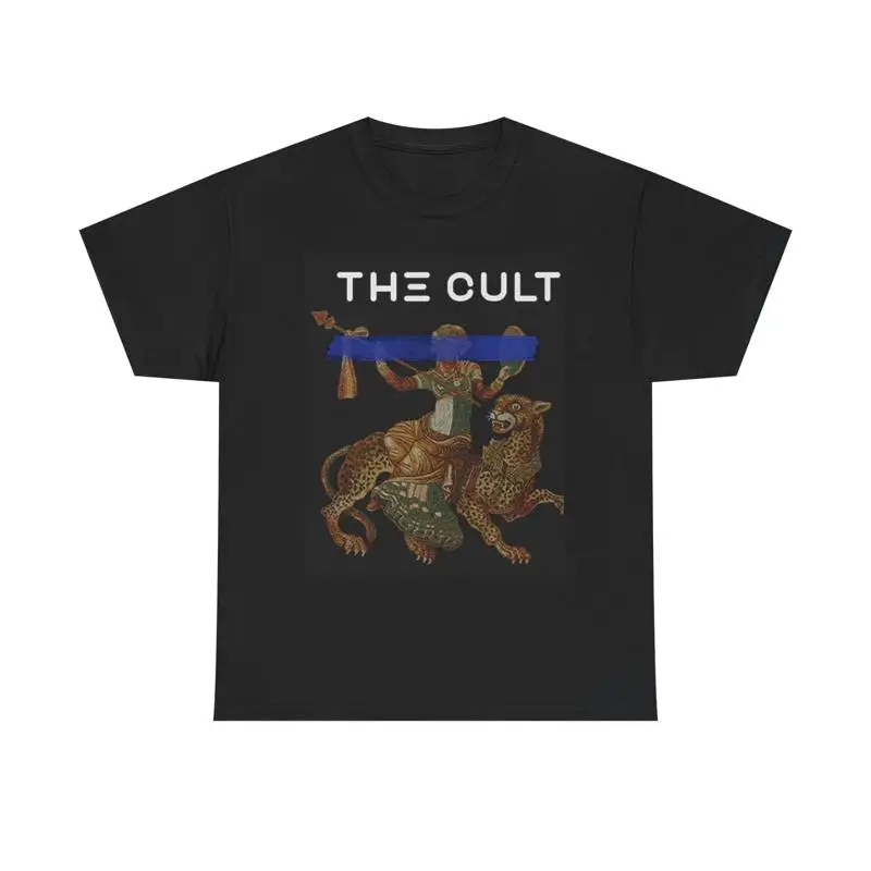 Фото Футболка The Cult Vintage Rock Merch в стиле ретро из плотного хлопка №1