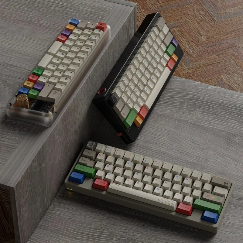 Фото KAP-Retro Lights R2 Theme Keycap Set Индивидуальные колпачки для клавиатуры с сублимационной вишневым профилем из ПБТ для аксессуаров для механической клавиатуры №2