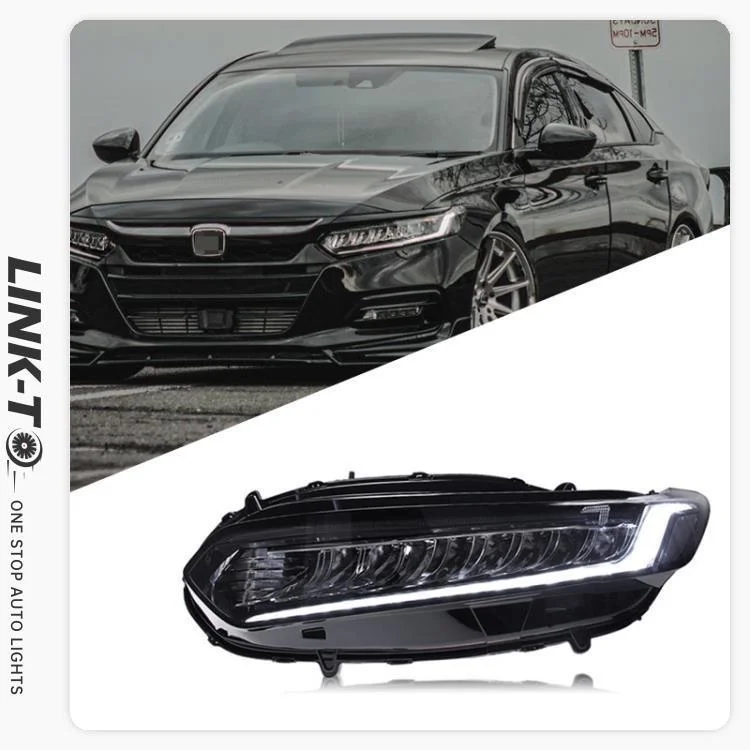 

Modified Car Front Head Light High Configuration Headlamp LED Headlight For Honda Accord 2018 2019 2020 2021