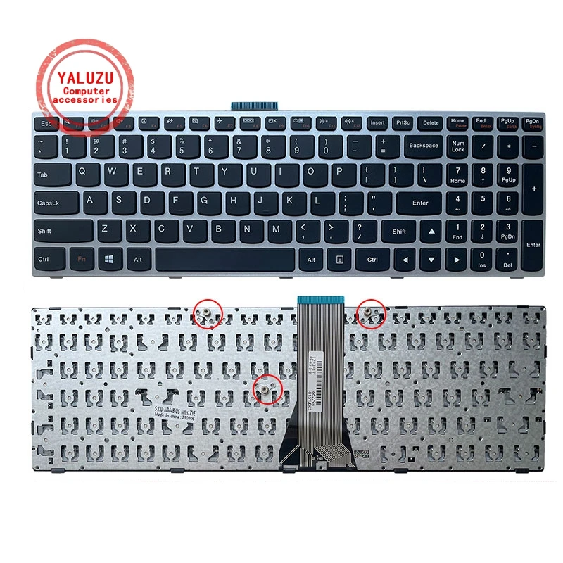 

US for Lenovo Ideapad 300-15 300-15ibr 300-15isk 300-17ISK 300-15IRU 300-17IRU 500-15ACZ Laptop keyboard English