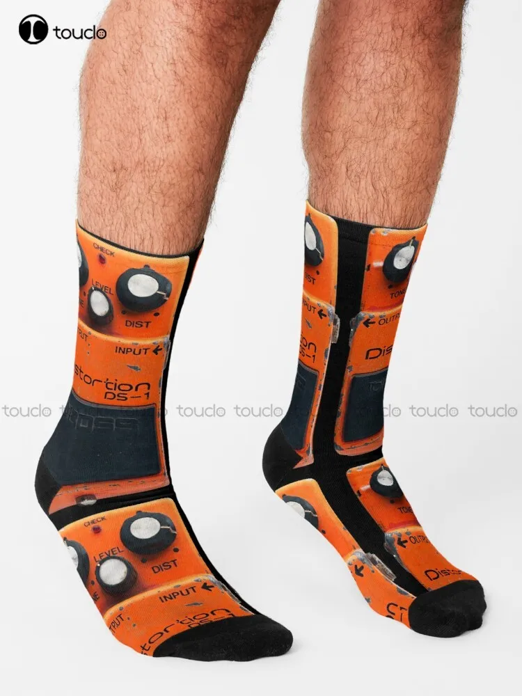 Boss Ds-1 Искажение гитары педаль винтажные носки смешные для женщин смешное
