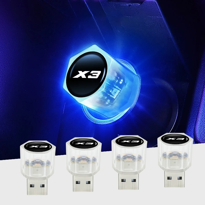 Автомобильная USB-консоль с романтическим освещением USB-пылезащитный чехол для BMW
