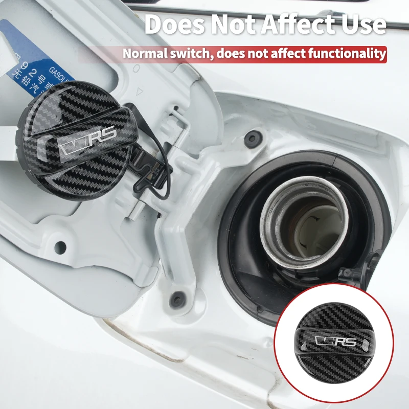 Фото Крышка топливного бака из углеродного волокна для Skoda VRS Octavia A5 A4 RO Kodiaq Elroq Kylaq Kamiq Enyaq №3