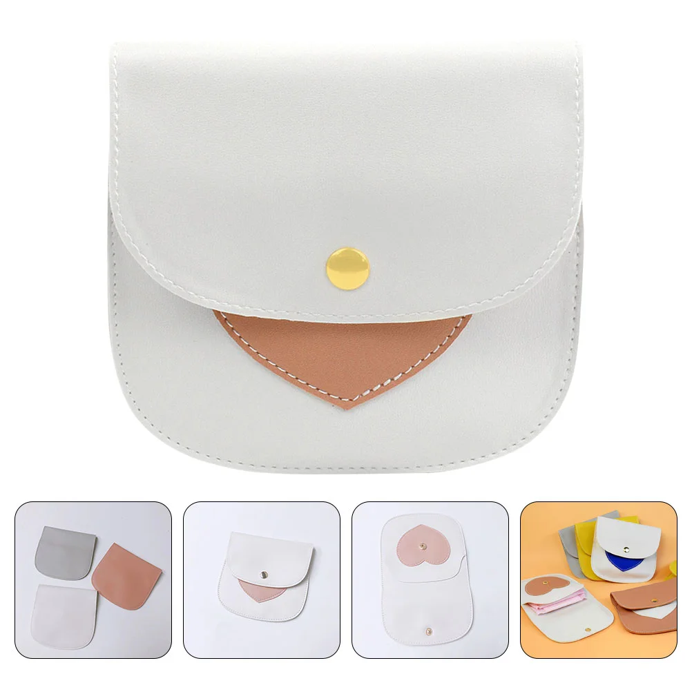 

Period Holdersanitary Pouch Tampon Female Reusable Button Daily Use Small Convenientportable Compact