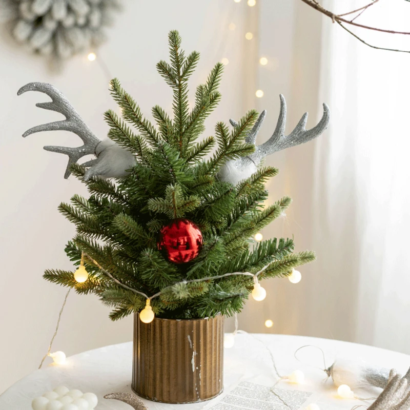 

Рождественские Креативные украшения, имитация рогов, серебряные, шампанское, олень, лось, рог, подвеска на рождественскую елку для вечеринки
