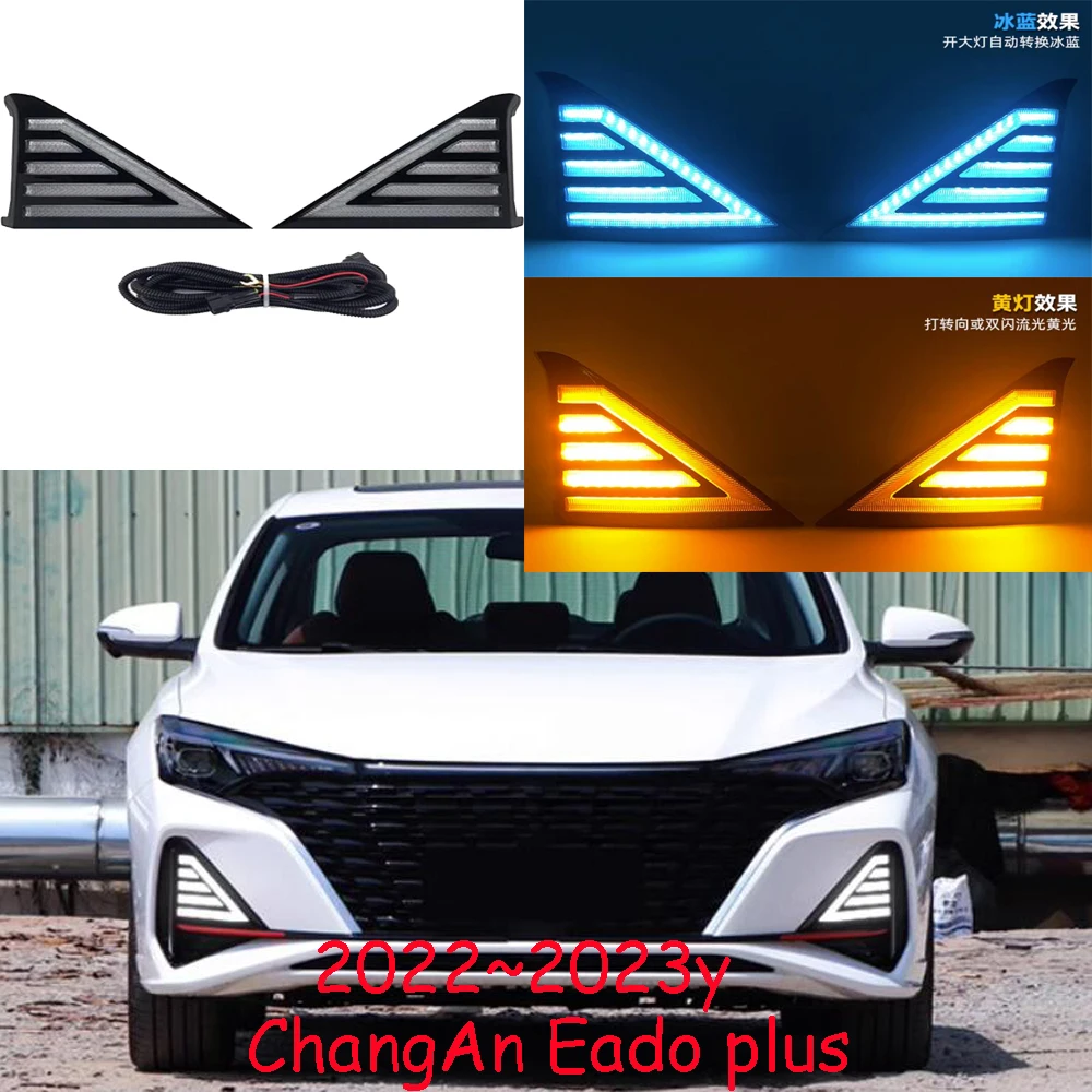 

Автомобильный бампер светодиодный 2022 ~ 2023 ChangAn Eado plus дневные аксессуары для автомобиля ChangAn Eado противотуманный фонарь, задний фонарь Eado