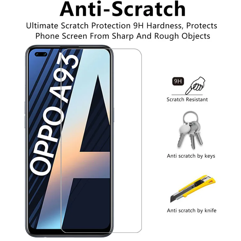 Закаленное стекло для oppo a93 чехол телефона oppoa93 4g 5g 93a a934g a935g задняя крышка 360