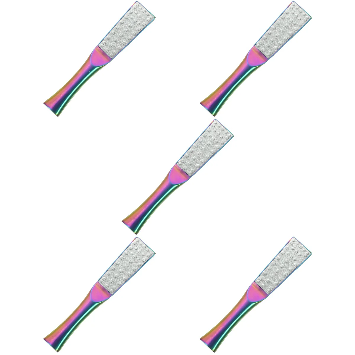 

5 PCS Foot File Pedicure Tools Feet Double Sided Stainless Steel Miss Calluses Remover