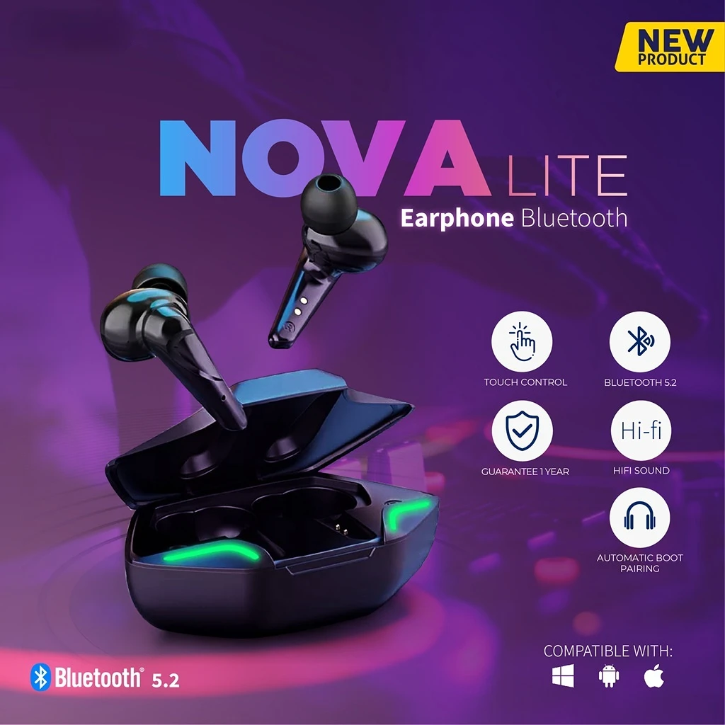Игровые Bluetooth-наушники G11 с микрофоном и зарядным футляром