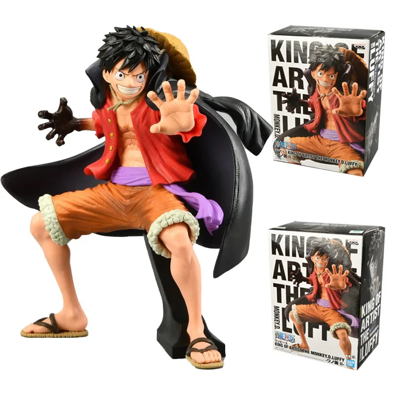 Обезьянка Король художника 20 см Bandai ONE PIECE D. Luffy Подлинная Коллекционная