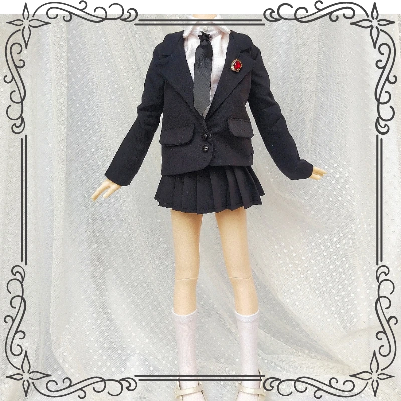 Комплект одежды для куклы BJD подходит шарнирных кукол размера 1/4 1/6 школьная форма