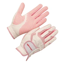 new golf glove ladies thin wear resistant and breathable ultra fine fiber cloth non slip particles one pairtwo