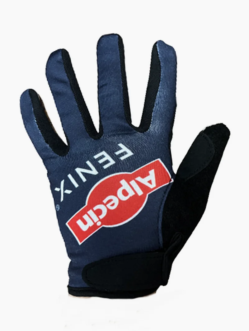 

Winter Fleece Thermal 2021 ALPECIN FENIX Team BLUE One Pair Full Finger Cycling Jersey Gloves MTB Road Mountain Gel Gloves