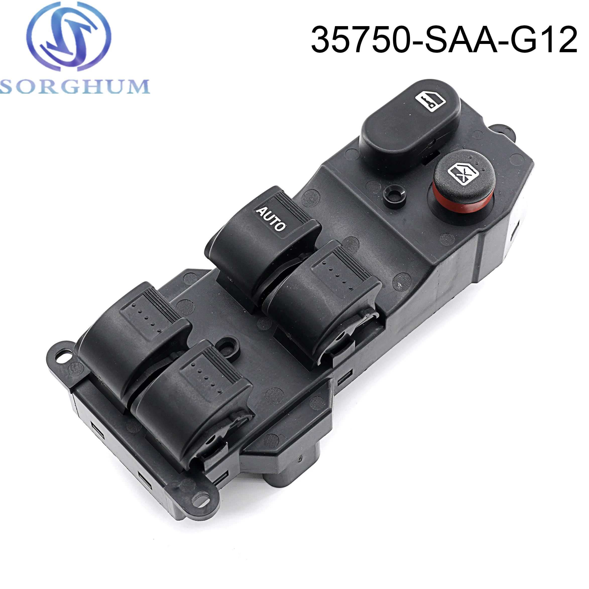 

Sorghum 35750-SAA-G12 35750-SEL-P02 LHD Master Electric Power Window Control Switch For Honda Honda City Fit Jazz 2003-2008